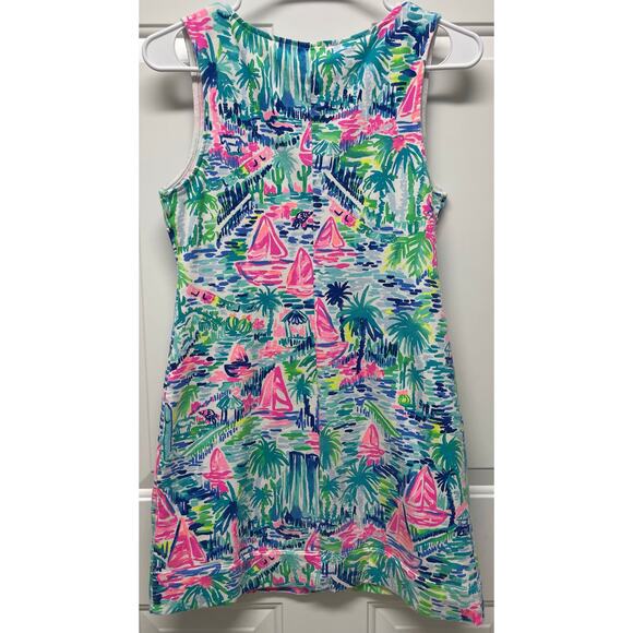 Lilly Pulitzer Harper Stretch Shift Dress Multi salt in the air size small - Picture 5 of 6